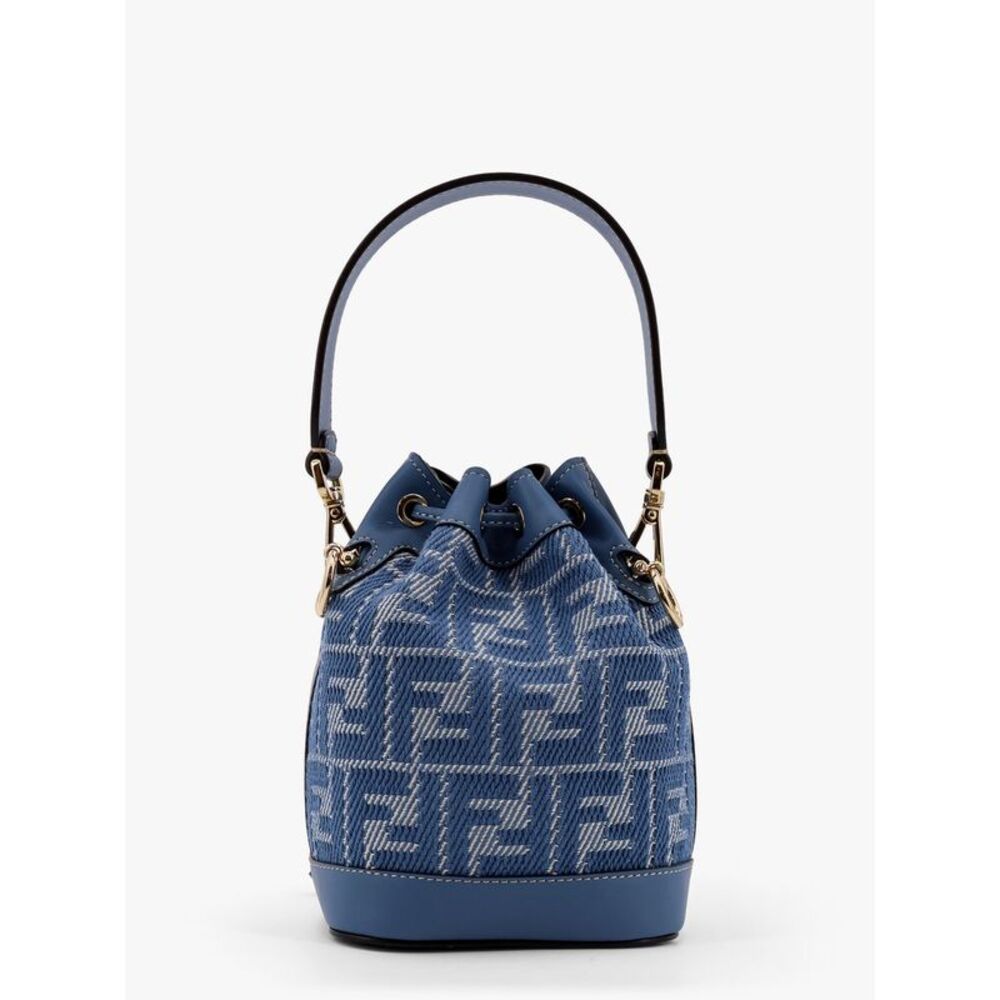 Fendi Women Mon Tresor Ff Jacquard Fabric Bucket Bag - Picture 2 of 5